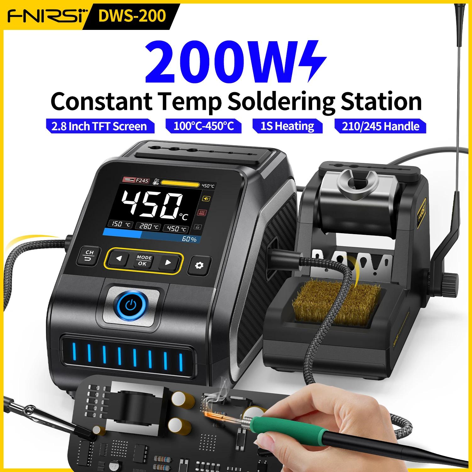 FNIRSI DWS-200 ۾  ̼, C210, C245 ڵ,  ,     , 200W